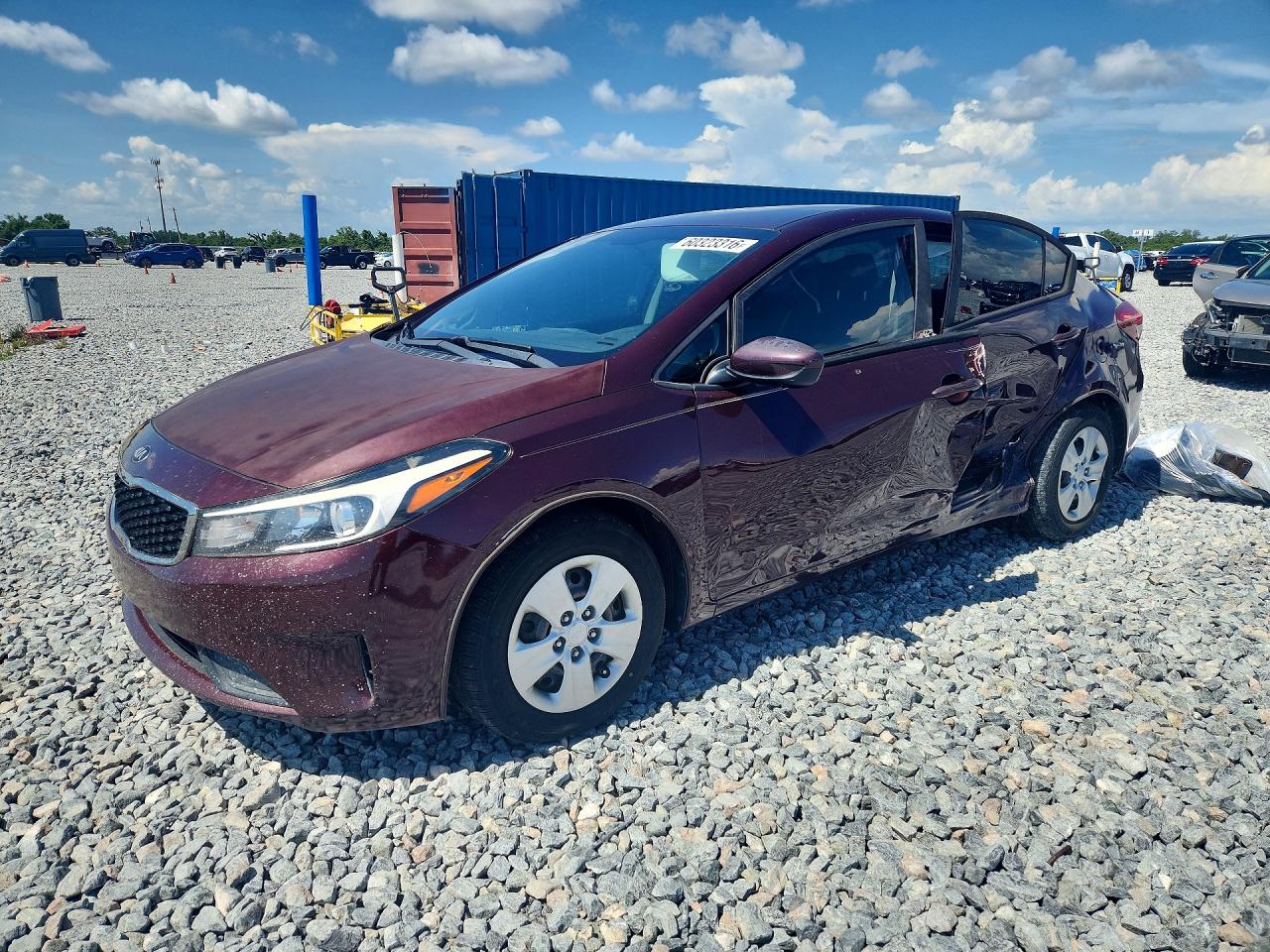 2018 Kia Forte LX, VIN 3KPFK4A78JE258797 — Side