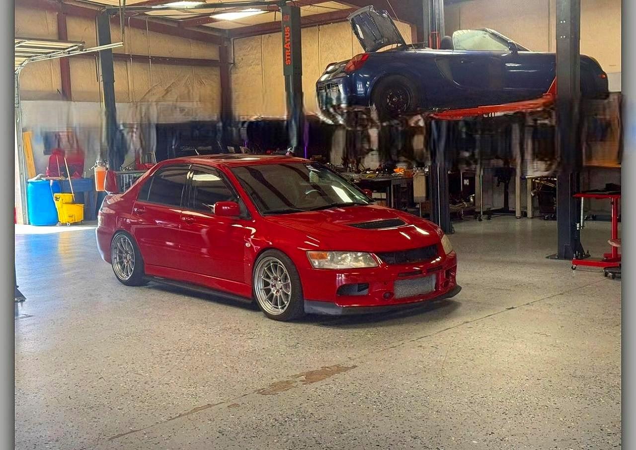 2003 Mitsubishi Lancer Evolution, VIN JA3AH86F73U123698 — Мелкие вмятины и царапины