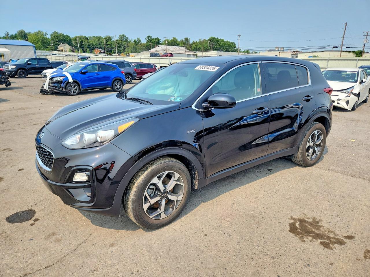 2022 Kia Sportage LX, VIN KNDPMCAC4N7993188 — Front end
