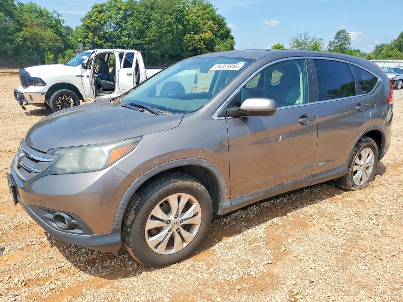 2012 Honda CR-V EX, VIN 5J6RM4H53CL061665 — Prior damage history