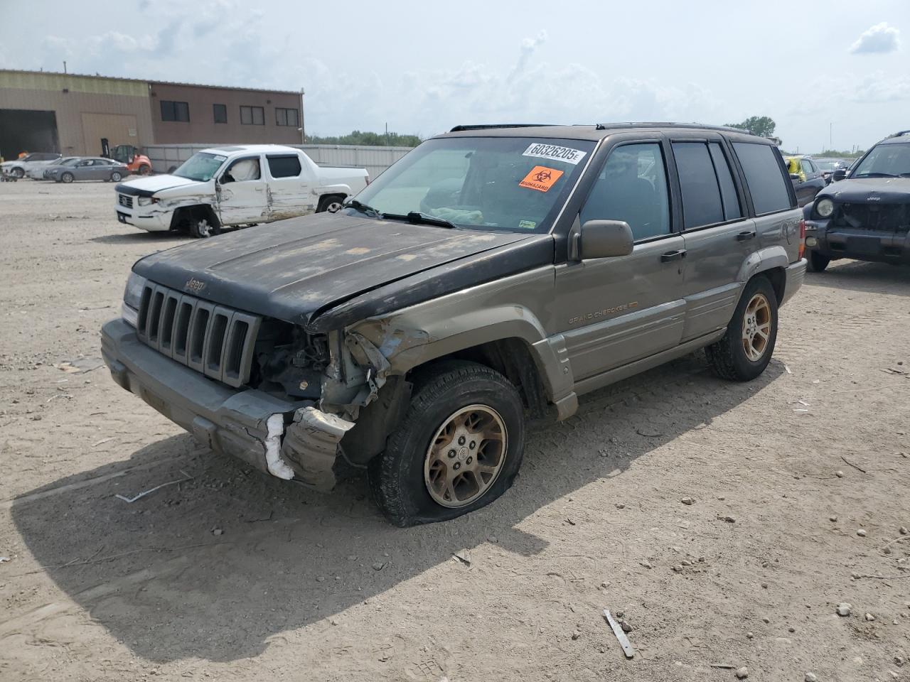 1996 Jeep Grand Cherokee Limited, VIN 1J4GZ78S3TC395758 — Biohazard / chemical