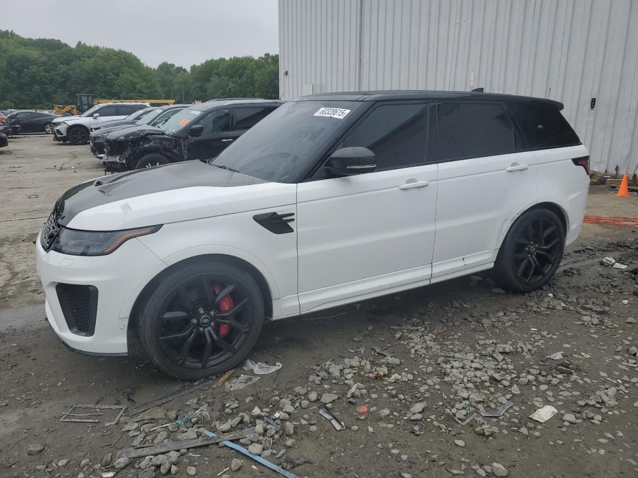 2021 Land Rover Range Rover Sport SVR, VIN SALWZ2RE7MA793428 — Missing or altered VIN