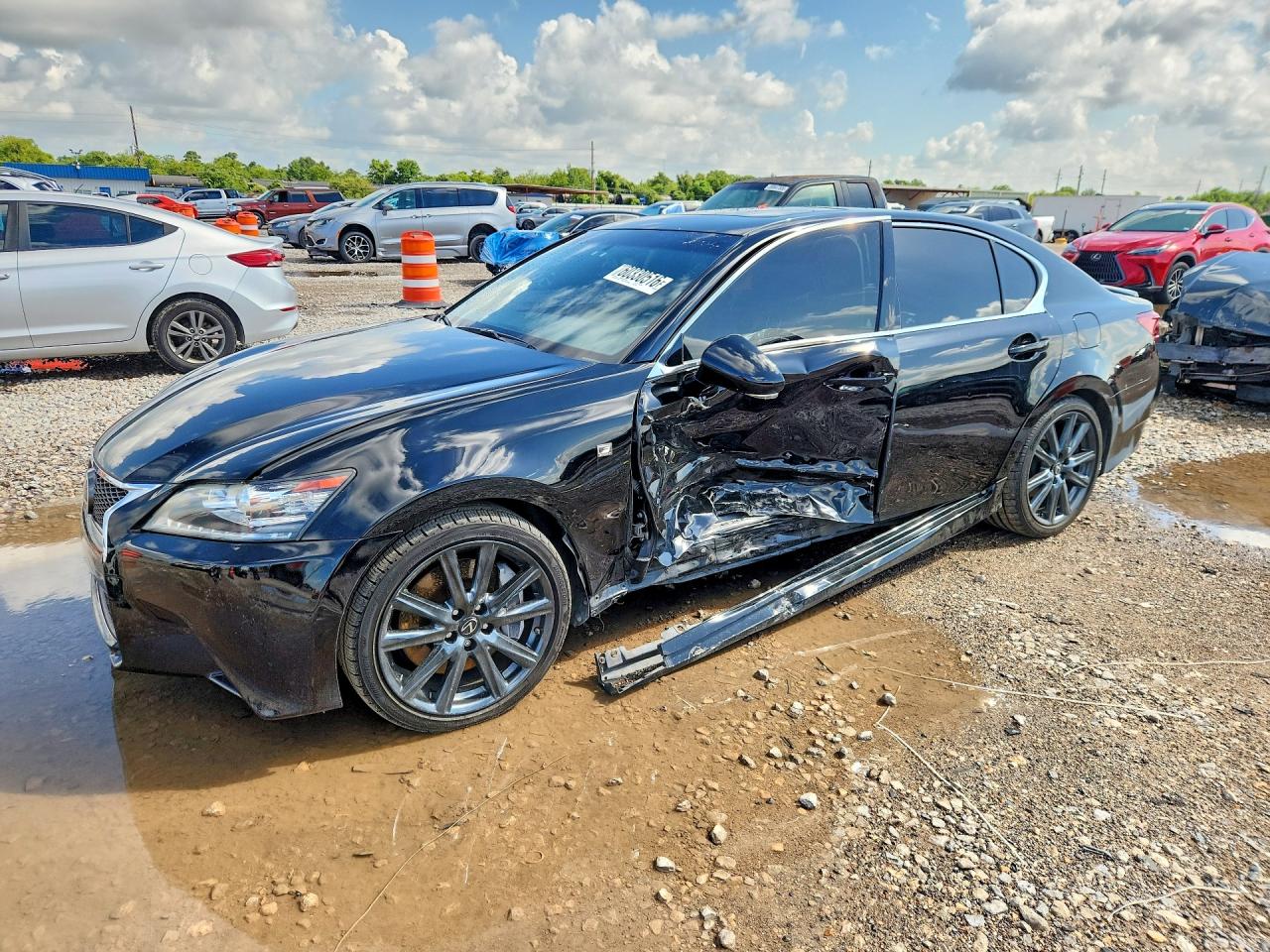 2015 Lexus GS 350, VIN JTHBE1BL3FA019652 — Бок