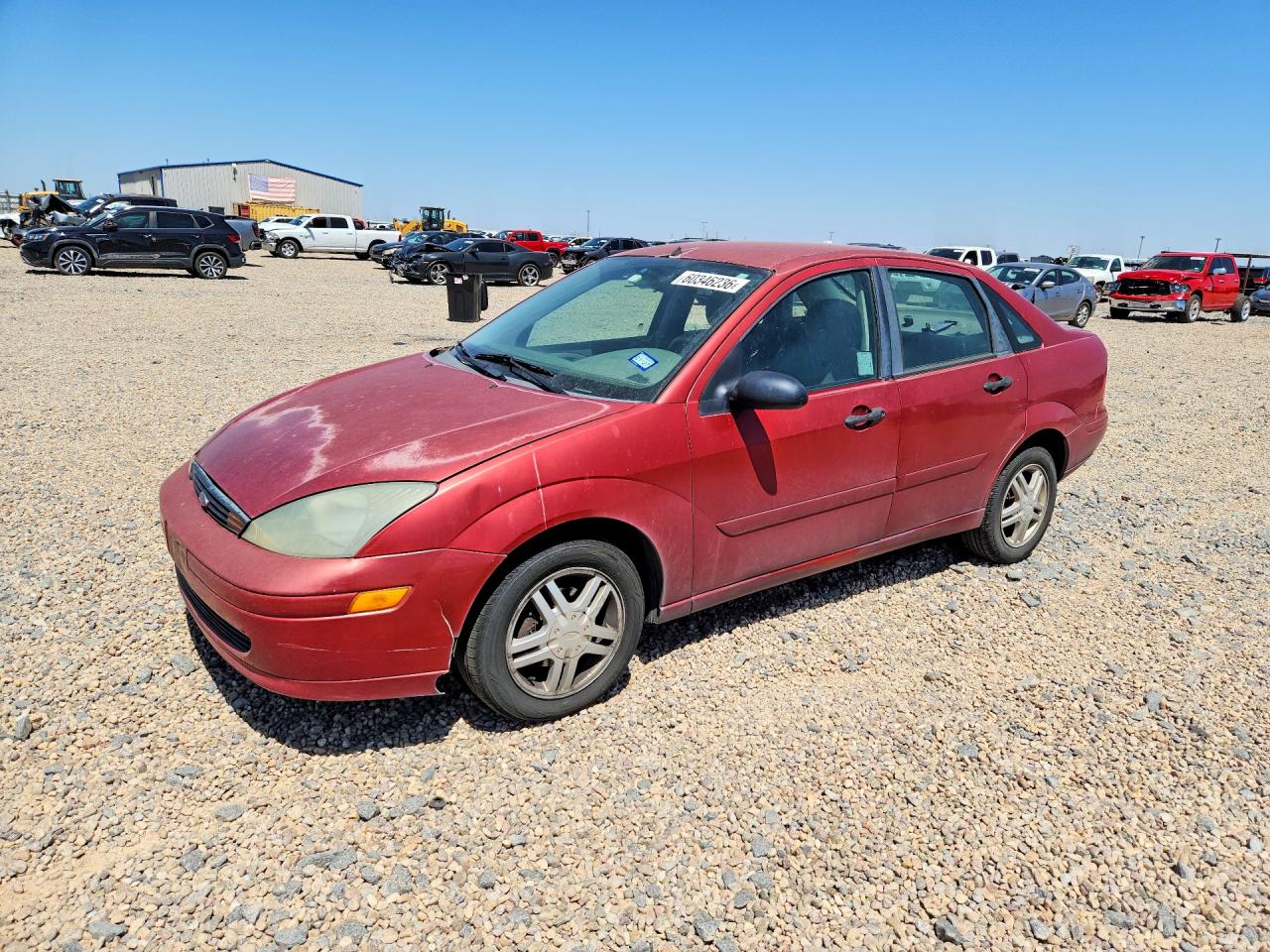 2003 Ford Focus SE, VIN 1FAFP34Z63W334590 — Front end