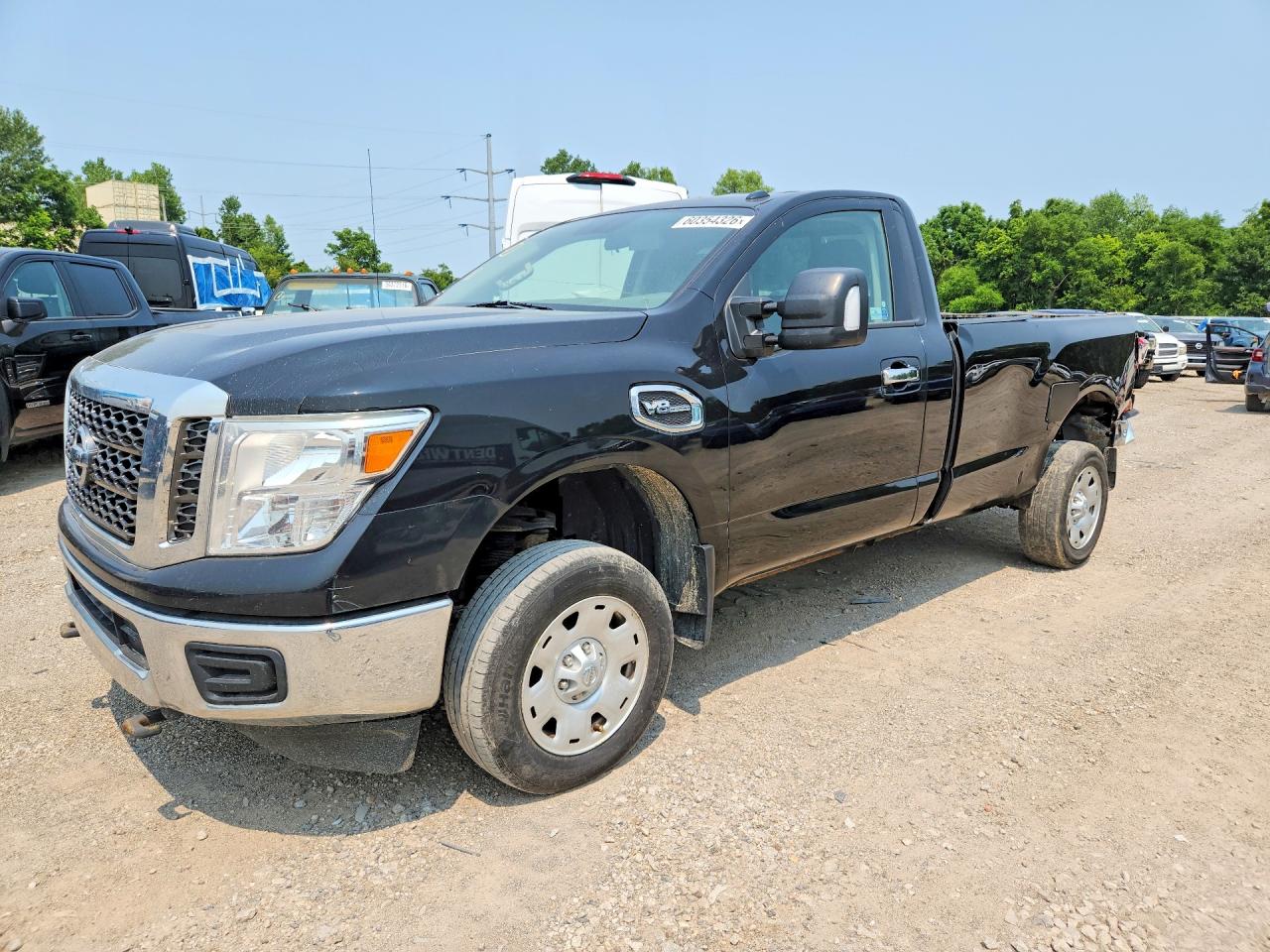 2018 Nissan Titan S, VIN 1N6AA1R9XJN505067 — Rear end
