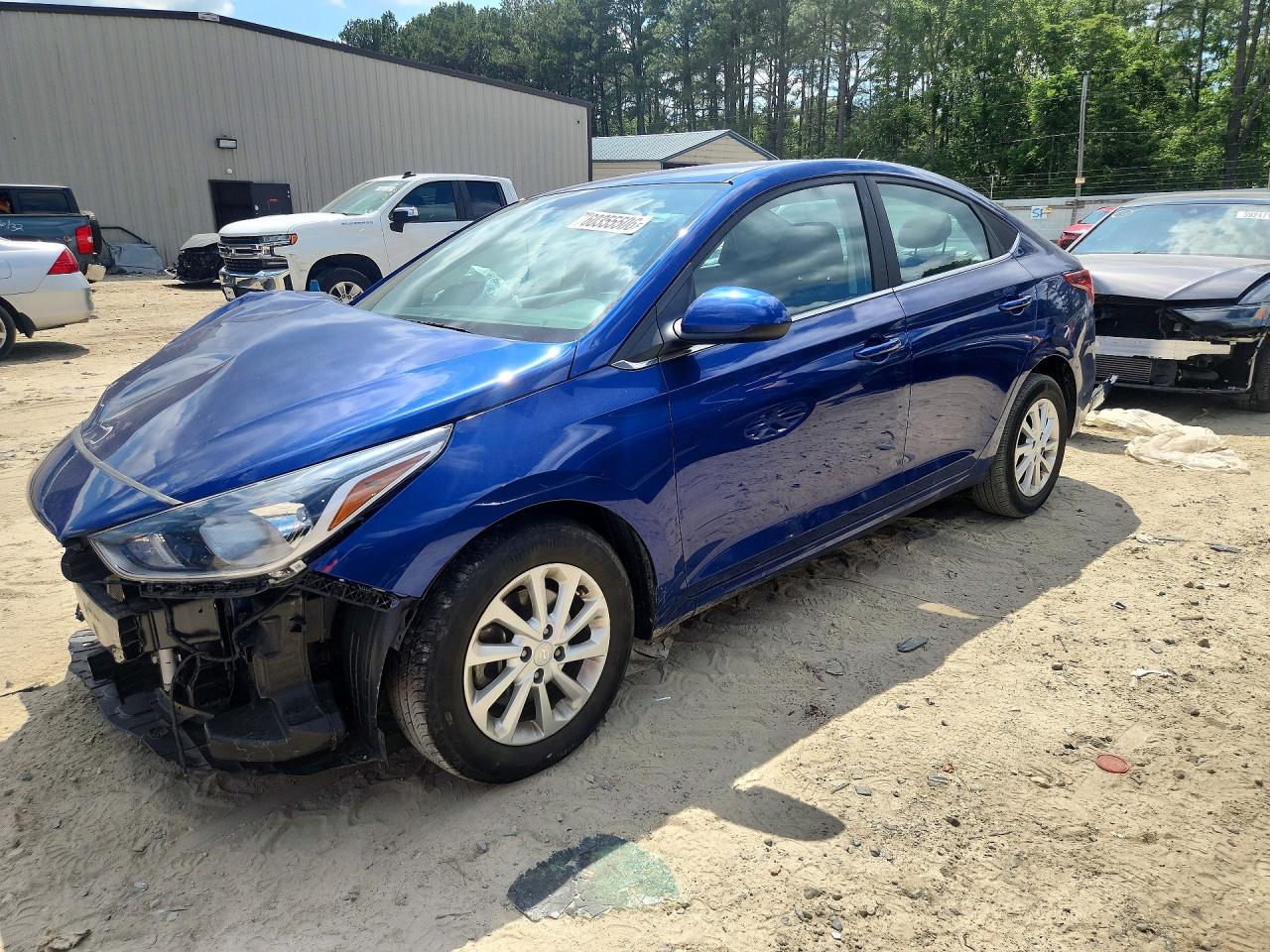 2022 Hyundai Accent SE, VIN 3KPC24A66NE187714 — Front end