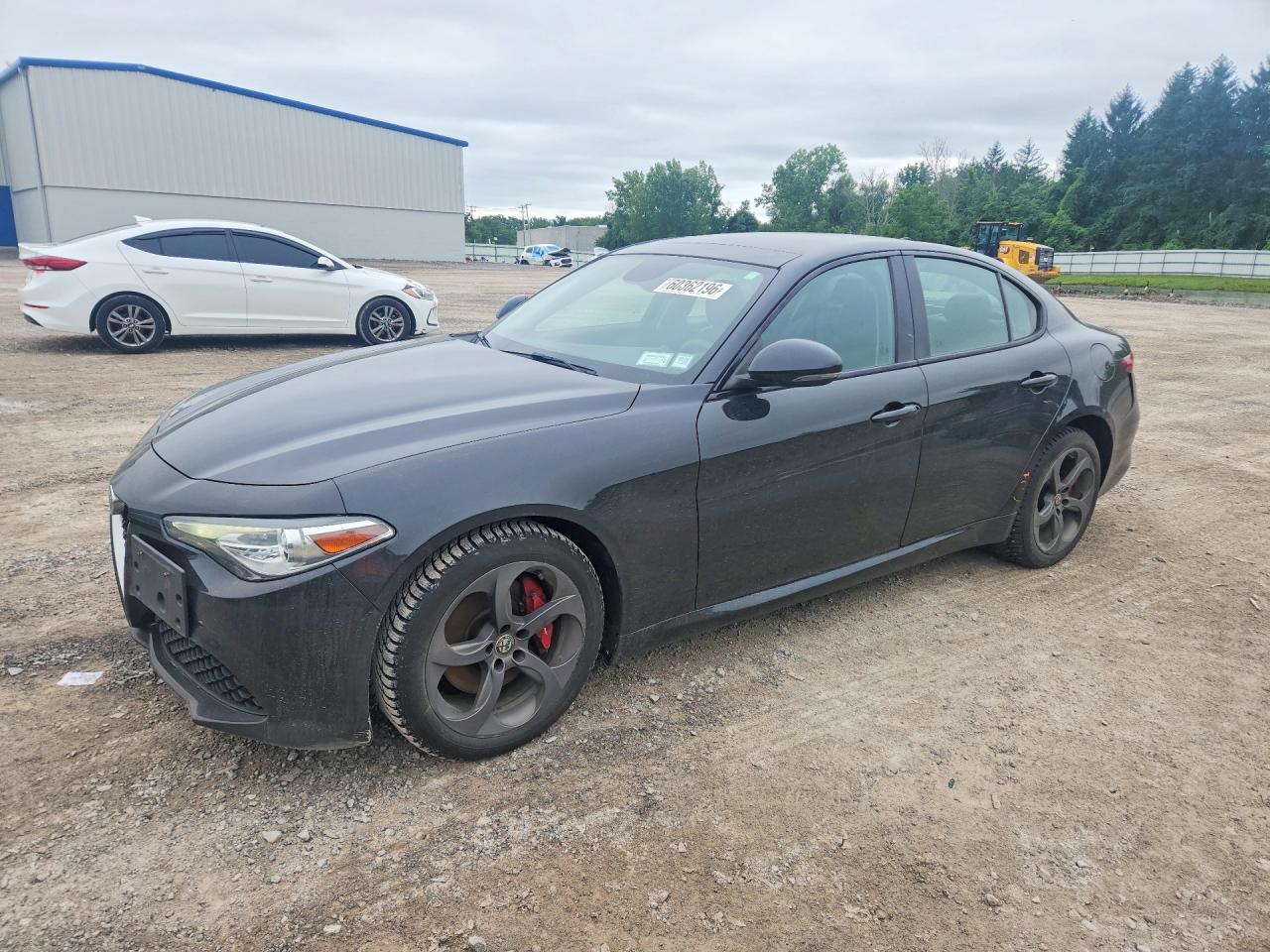 2017 Alfa Romeo Giulia, VIN ZARFAEDN9H7539025 — Rear end