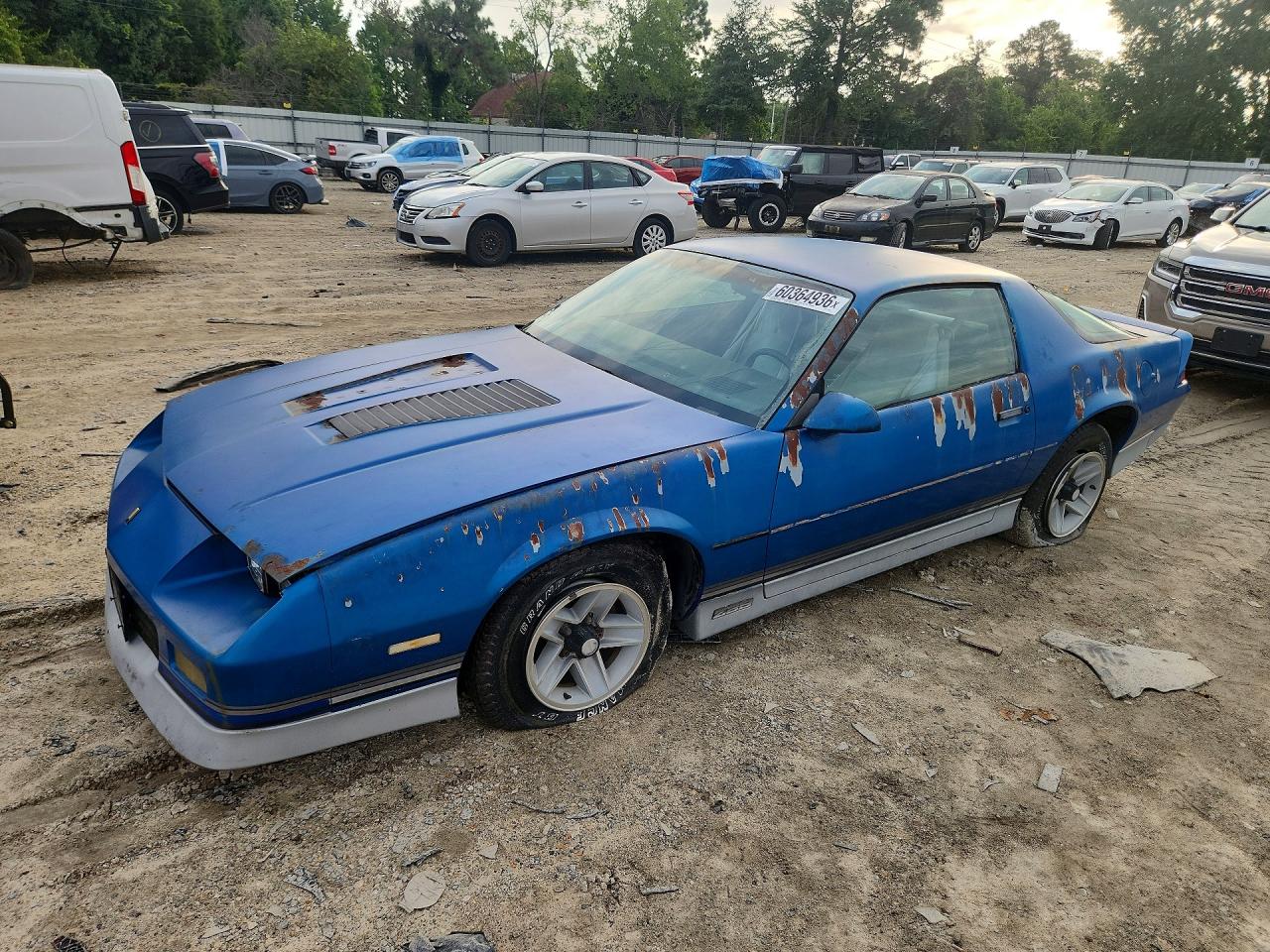 1985 Chevrolet Camaro Z28 Sport, VIN 1G1FP87H5FN117206 — Normal wear