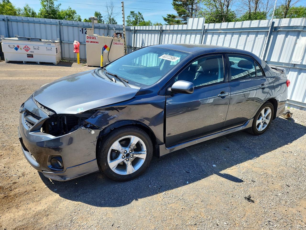 2011 Toyota Corolla LE, VIN 2T1BU4EE6BC732957 — Front end