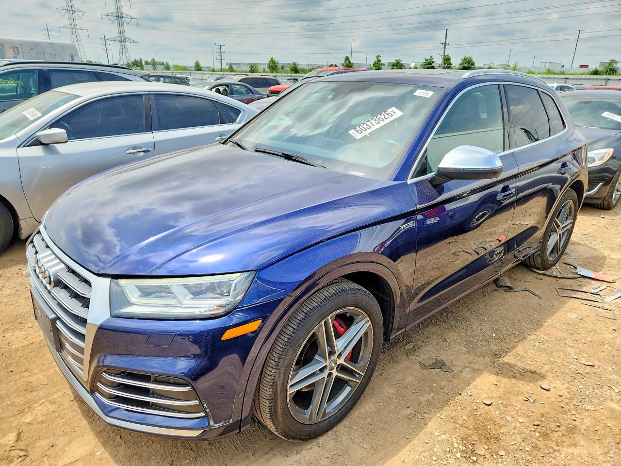 2018 Audi SQ5 Premium Plus, VIN WA1A4AFY6J2028901 — Мелкие вмятины и царапины