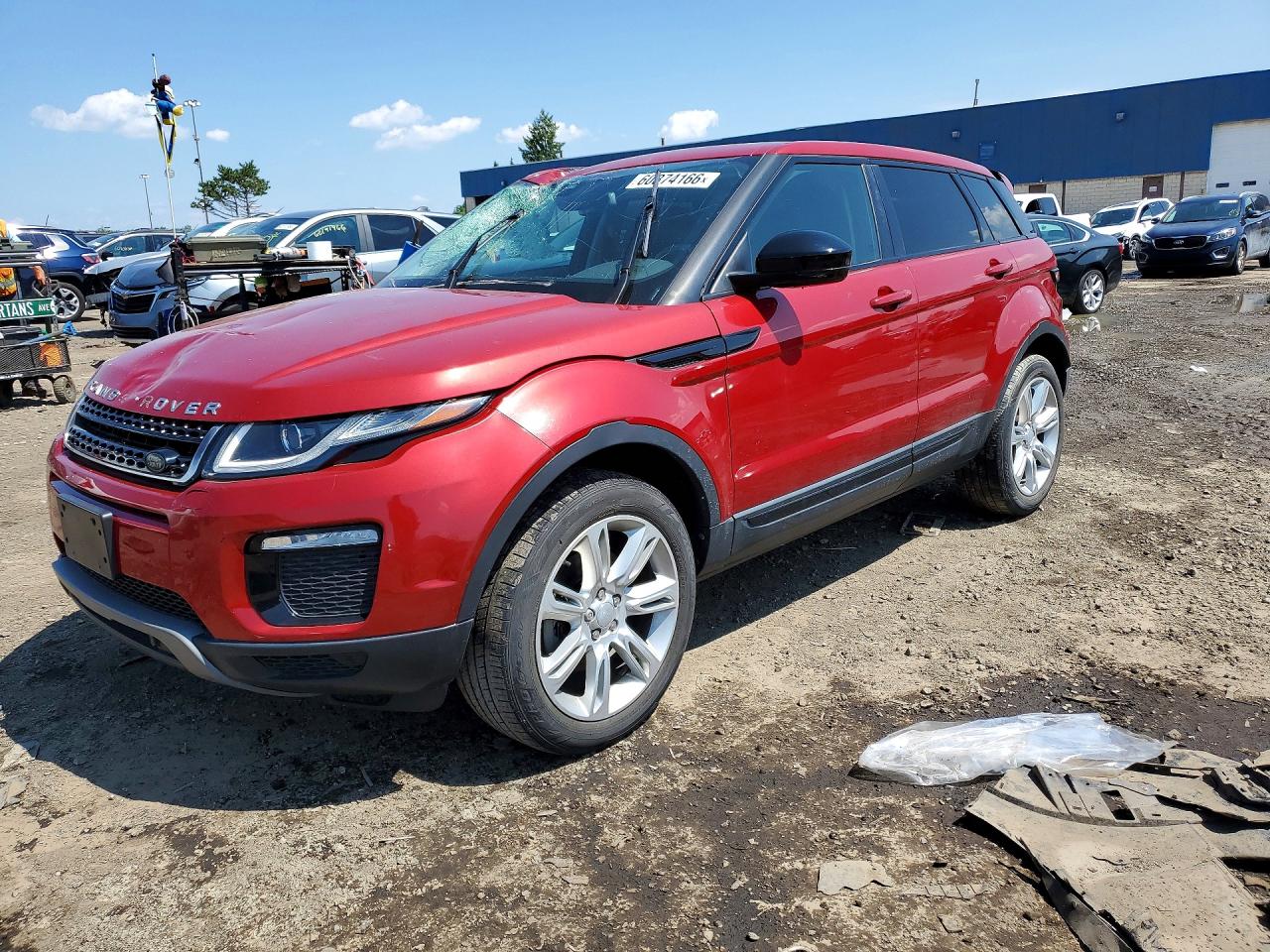 2018 Land Rover Range Rover Evoque SE, VIN SALVP2RX8JH286723 — Roof