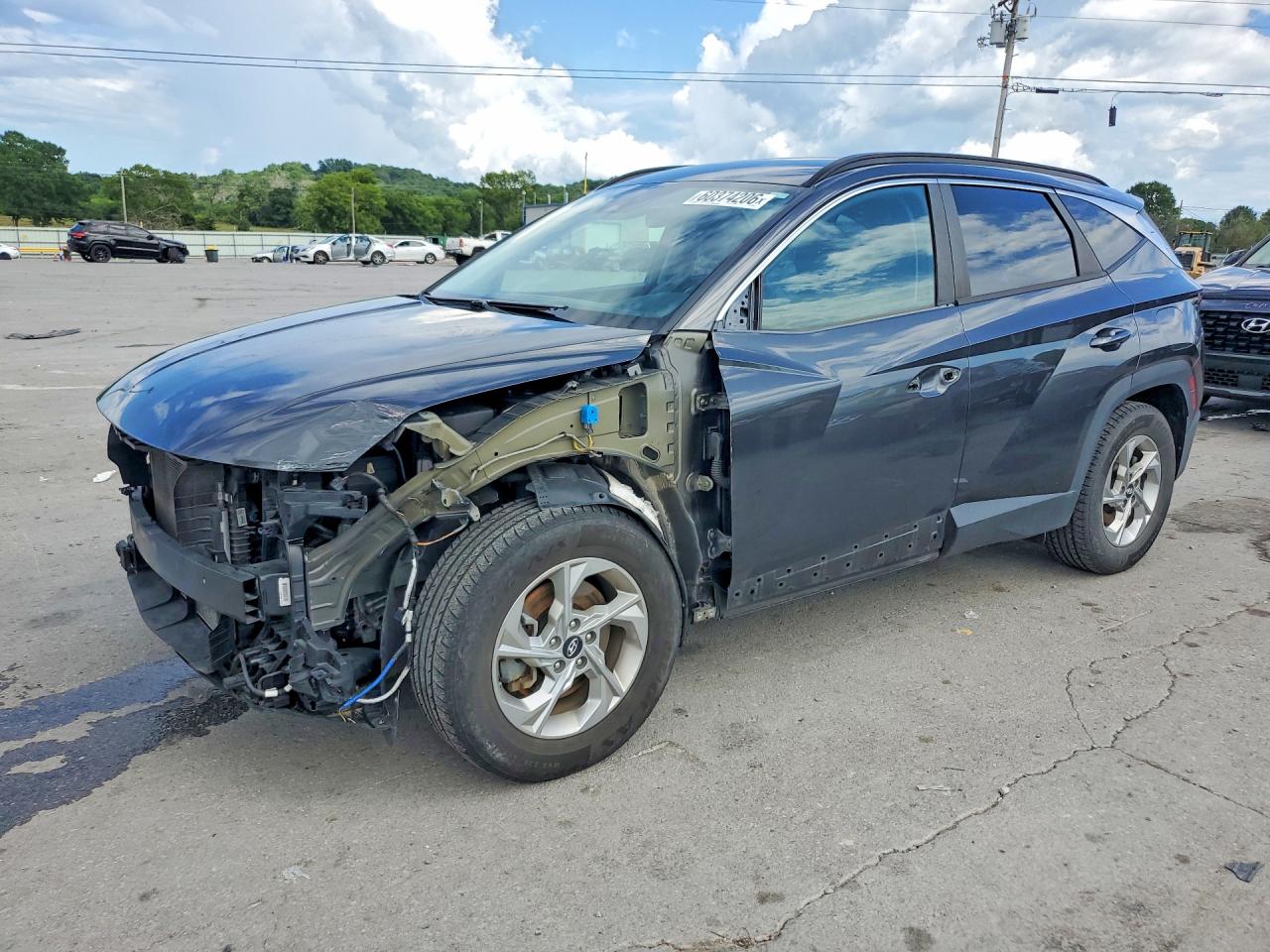 2022 Hyundai Tucson SEL, VIN 5NMJB3AE2NH081620 — Front end