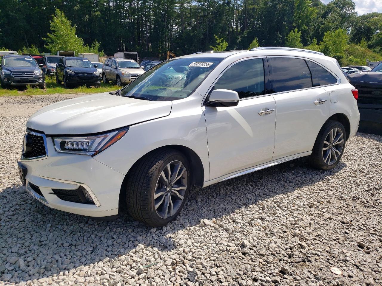 2019 Acura MDX Advance, VIN 5J8YD4H92KL006693 — Undercarriage