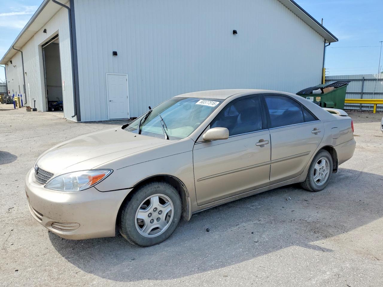 2002 Toyota Camry LE, VIN 4T1BF32K22U508887 — Engine fire