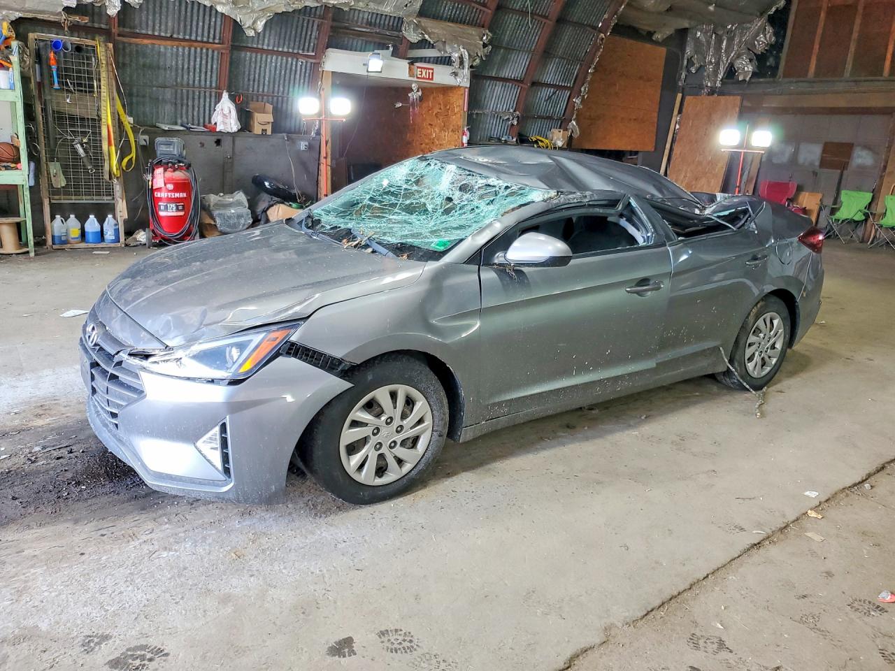 2019 Hyundai Elantra SE, VIN KMHD74LF8KU814053 — Roof