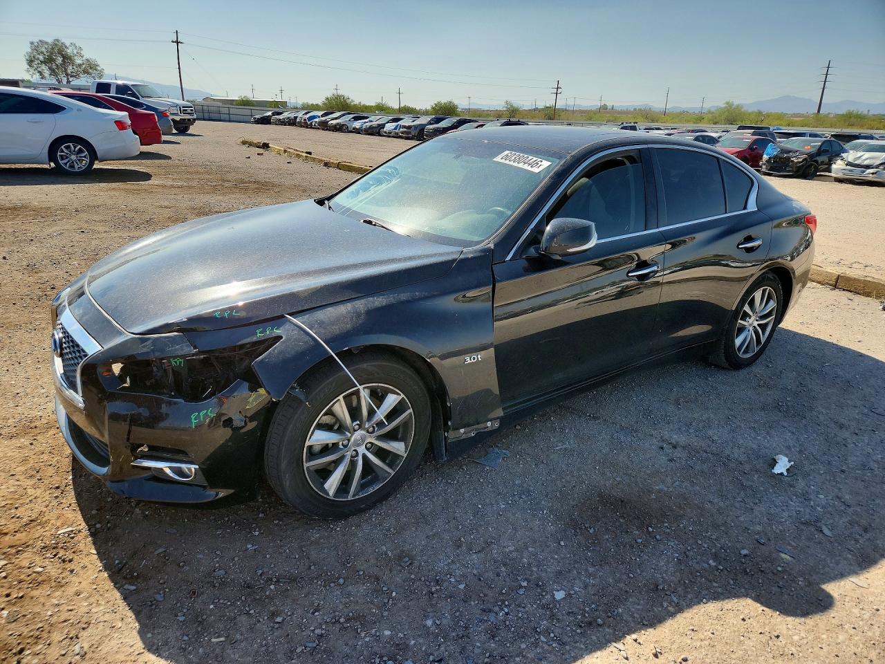 2017 Infiniti Q50 Premium, VIN JN1EV7AP6HM737495 — Front end