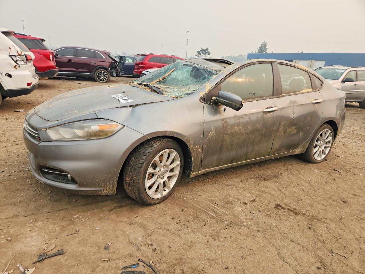 2013 Dodge Dart Limited, VIN 1C3CDFCHXDD317650 — Roof