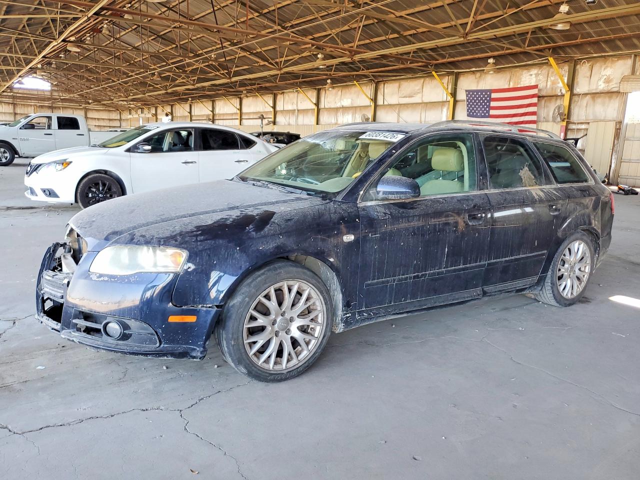 2008 Audi A4 2.0T, VIN WAUKF78E68A159432 — Front end