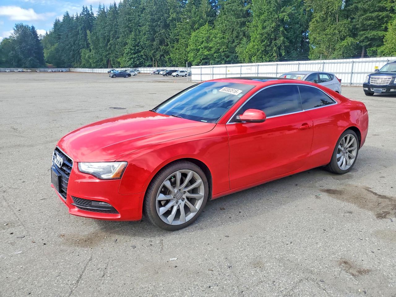 2013 Audi A5 Premium Plus, VIN WAULFAFRXDA080282 — Перед