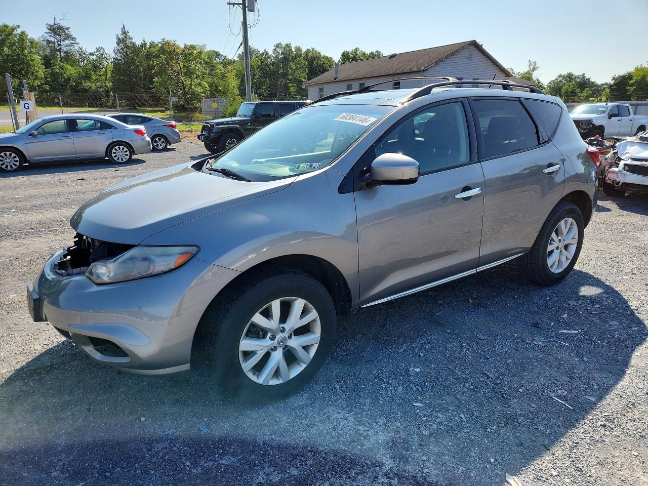 2011 Nissan Murano SL, VIN JN8AZ1MWXBW178422 — Front end