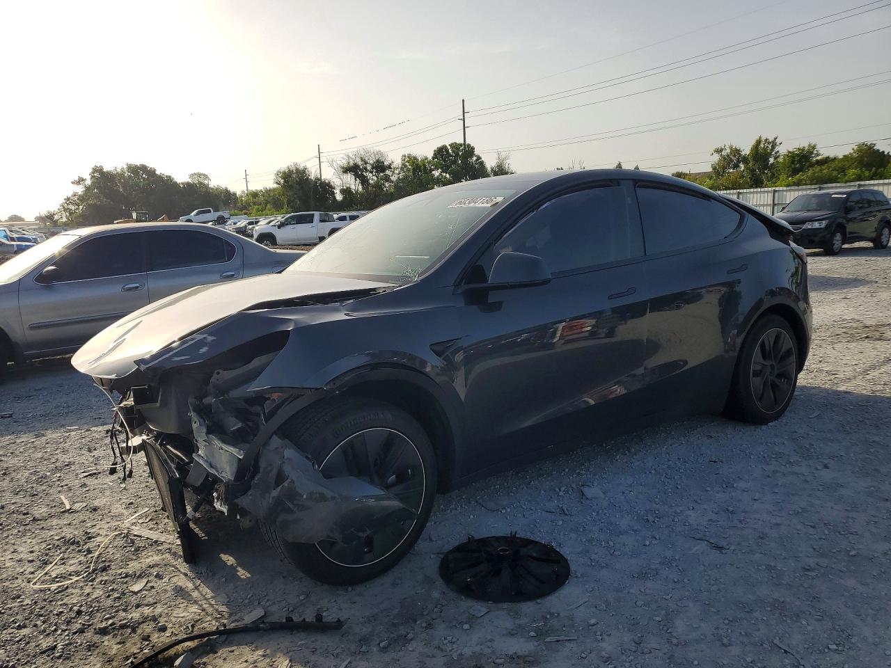 2024 Tesla Model Y, VIN 7SAYGDED3RF015174 — Front end
