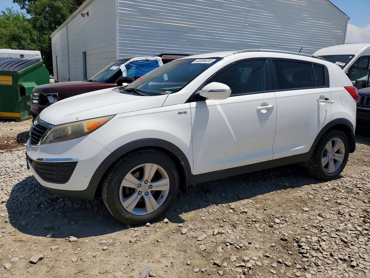 2011 Kia Sportage LX, VIN KNDPBCA28B7038080 — Vandalism
