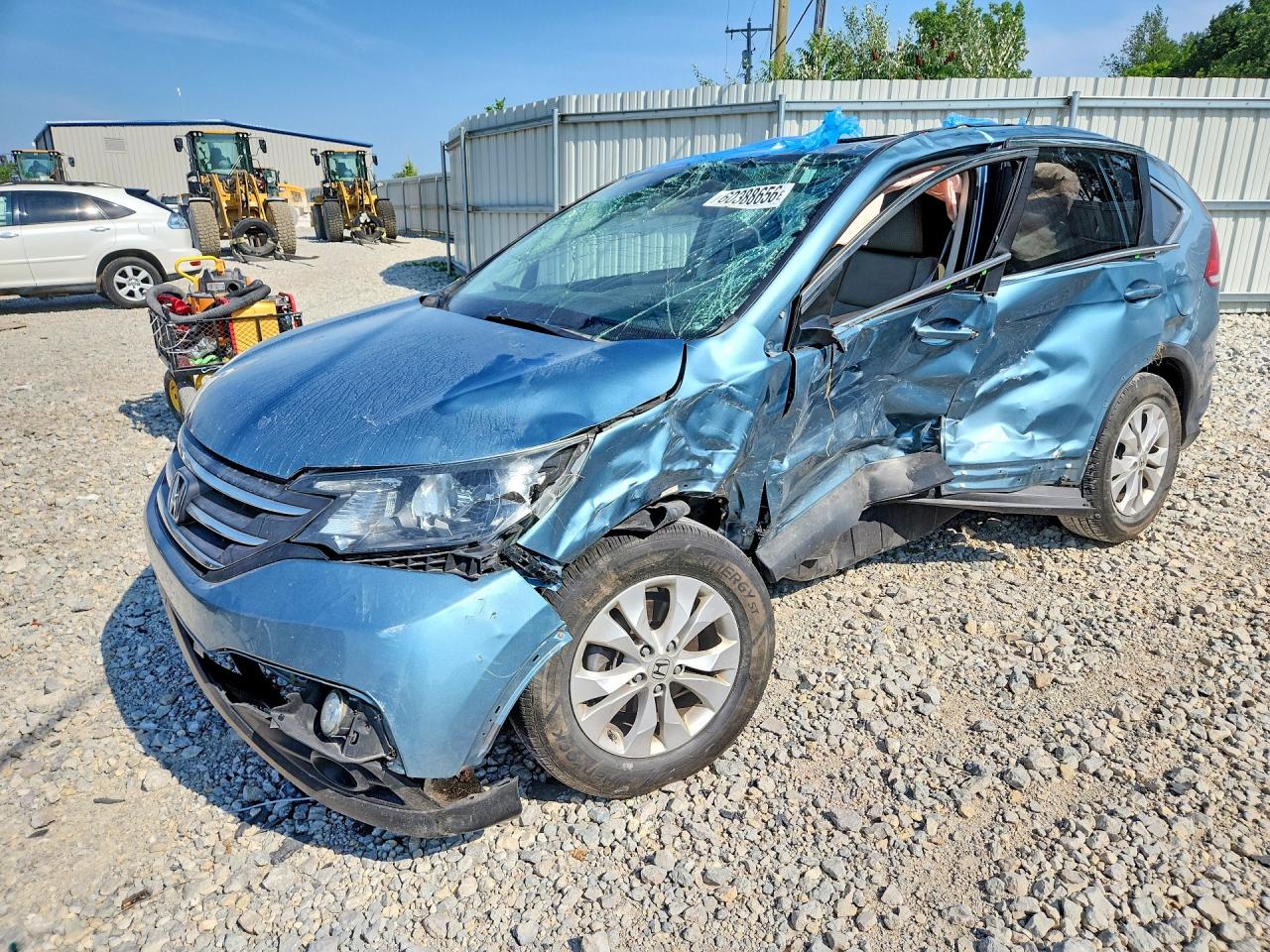 2014 Honda CR-V EX, VIN 2HKRM3H51EH544644 — Rollover