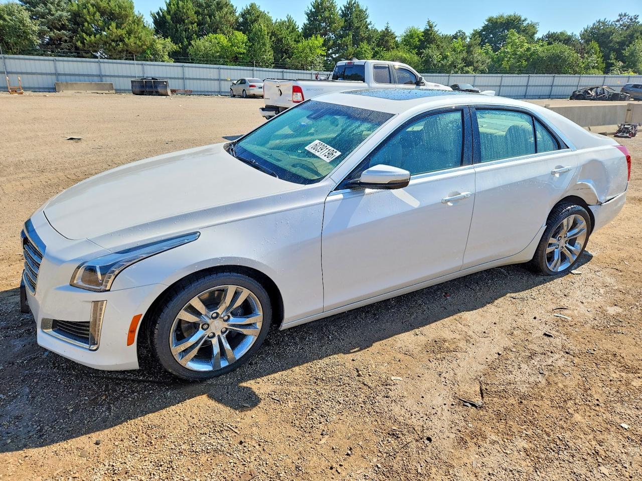 2016 Cadillac CTS Luxury Collection AWD, VIN 1G6AX5SS7G0197578 — Rear end