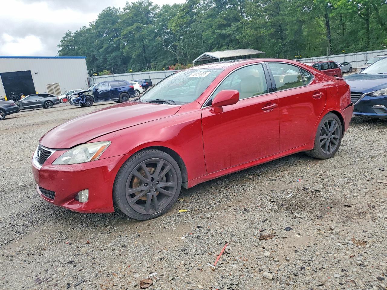 2007 Lexus IS 250, VIN JTHBK262575034082 — Rear end