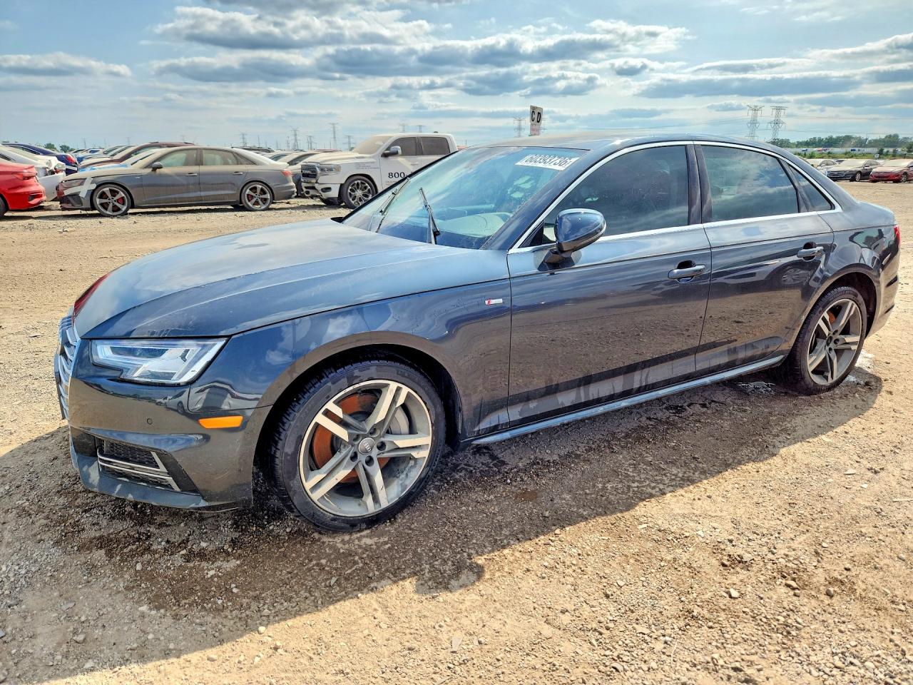 2017 Audi A4 Premium Plus, VIN WAUENAF44HN039564 — Water / flood