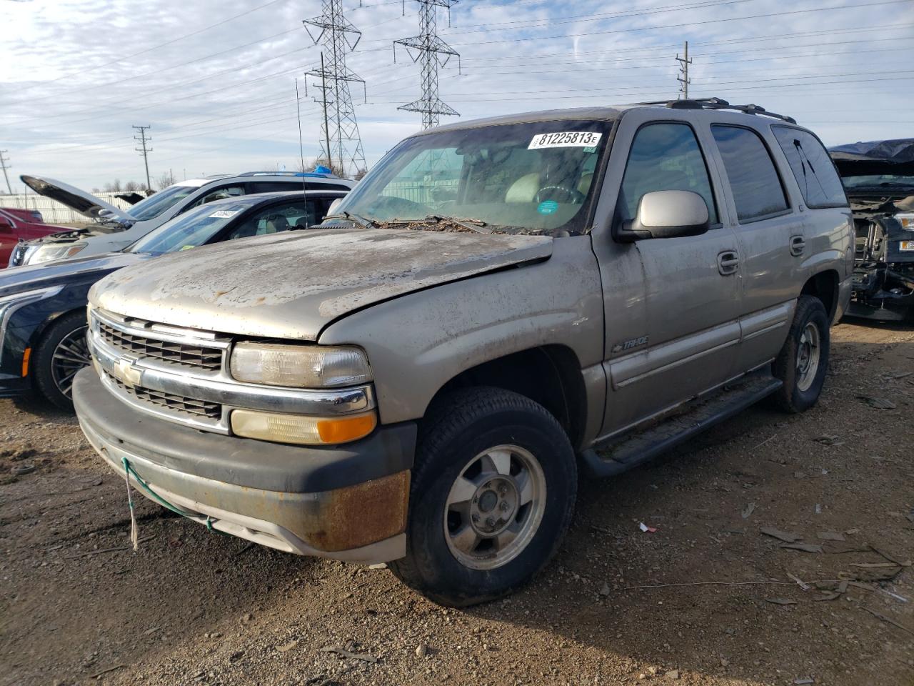 2000 Chevrolet Tahoe LT, VIN 1GNEK13T9YJ184038 — Hail