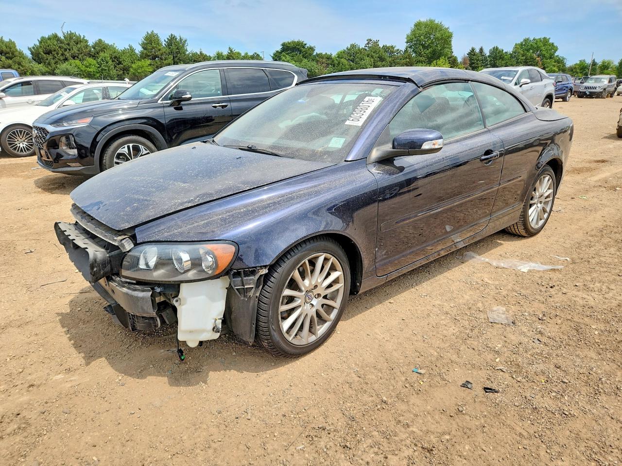 2008 Volvo C70, VIN YV1MC67238J049390 — Перед