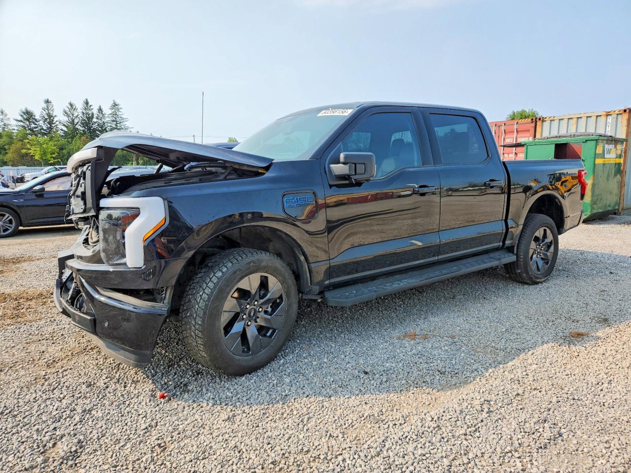 2025 Ford F-150 Lightning Flash, VIN 1FT6W3LU1SWG08246 — Front end