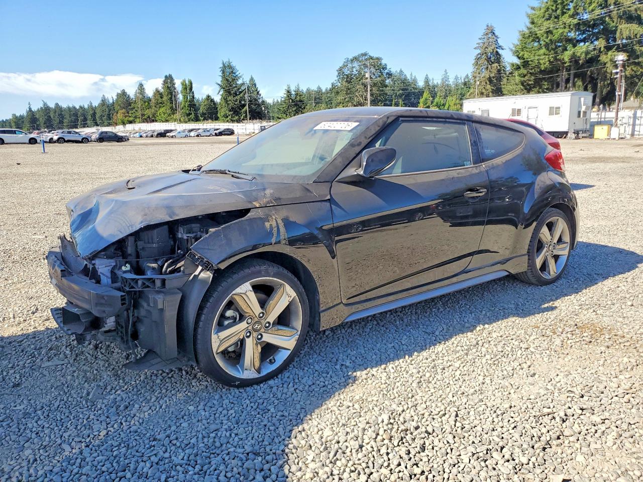 2013 Hyundai Veloster Turbo, VIN KMHTC6AE7DU087228 — Front end