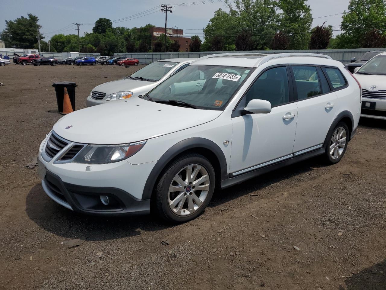 2010 Saab 9-3 9-3X, VIN YS3FD5BY9A1615780 — Rear end