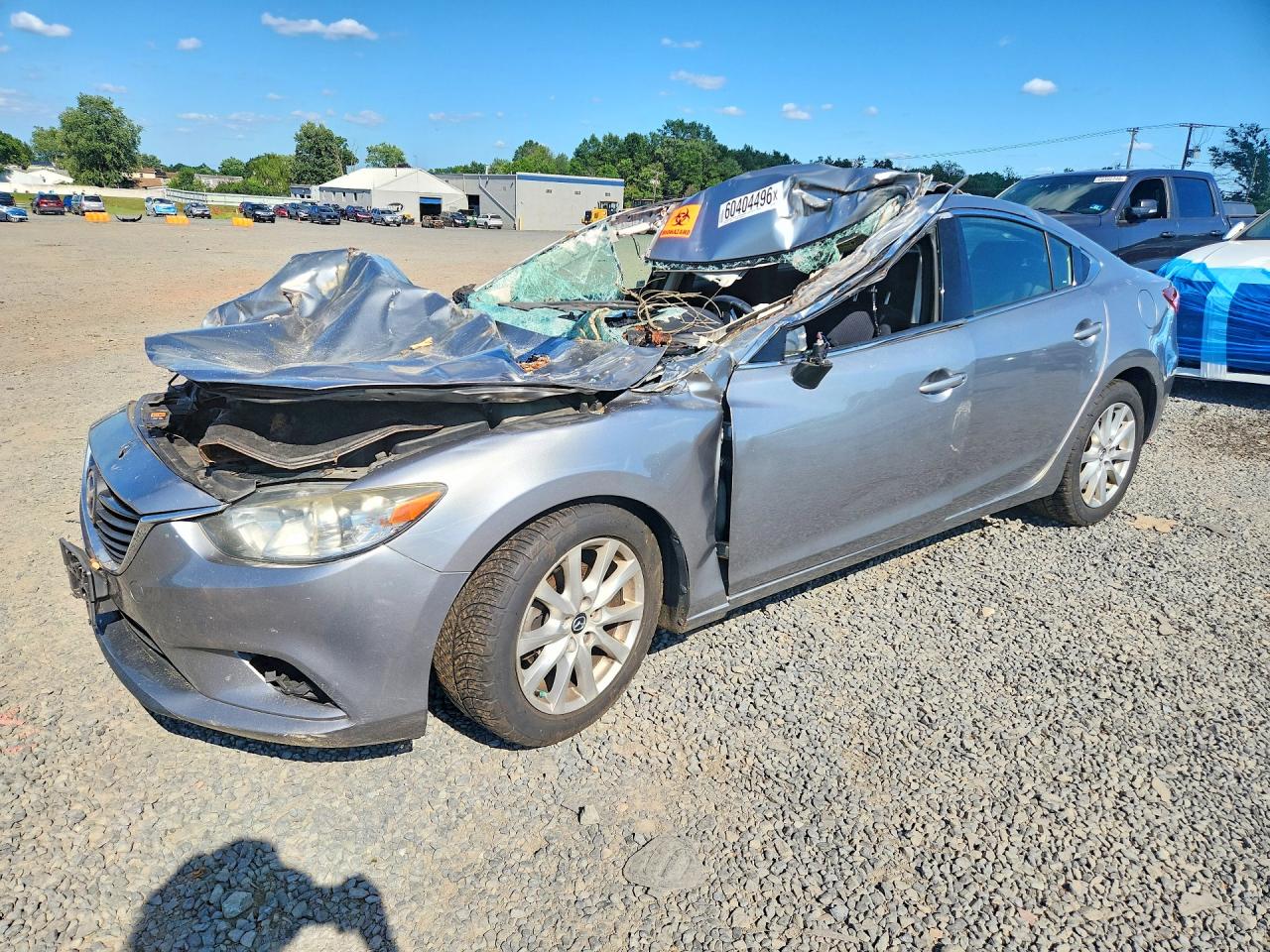 2014 Mazda 6 i Sport, VIN JM1GJ1U66E1132620 — Roof