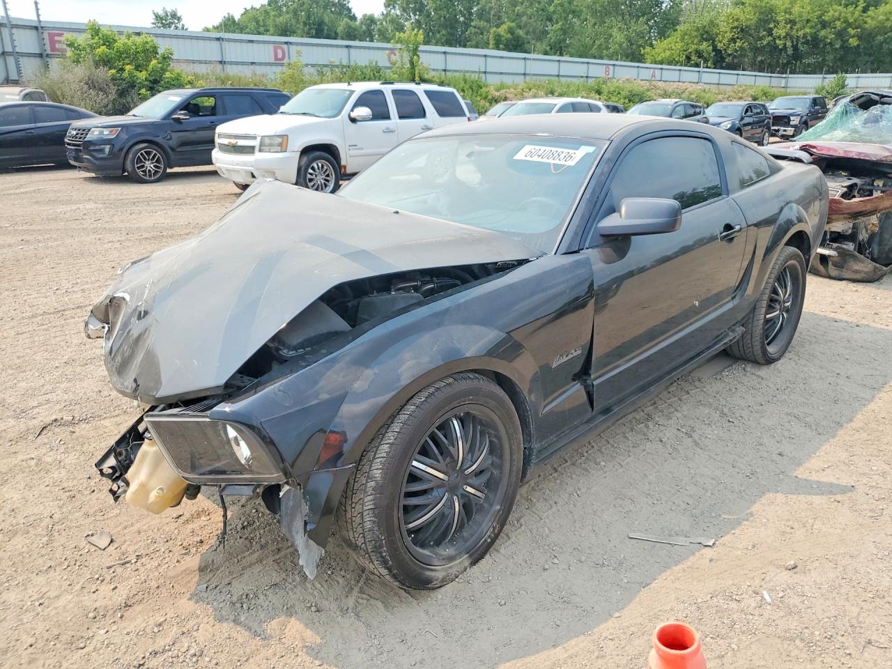 2005 Ford Mustang Deluxe, VIN 1ZVFT80N955206954 — Front end