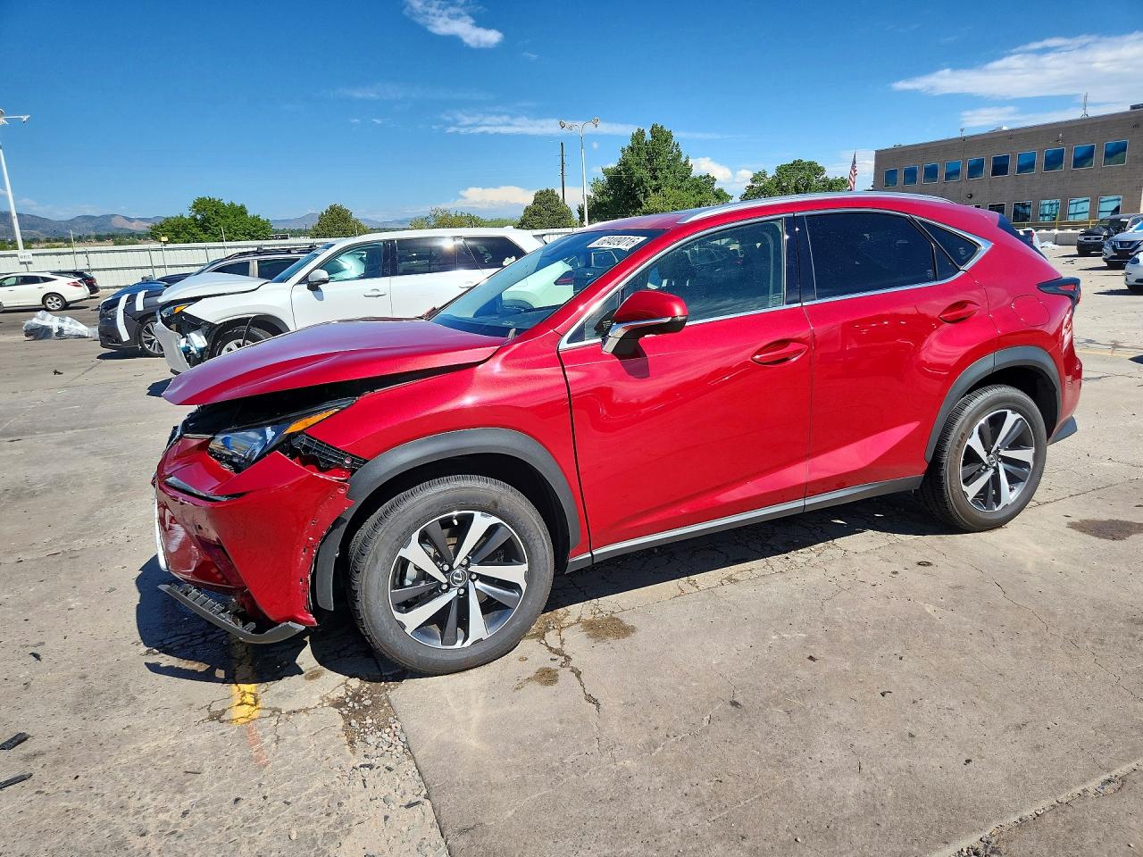 2020 Lexus NX 300, VIN JTJGARDZ0L5012310 — Перед