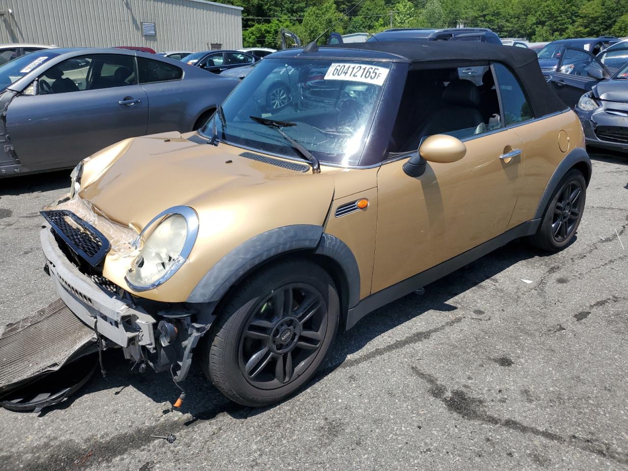 2005 MINI Convertible, VIN WMWRF33565TG13597 — Перед