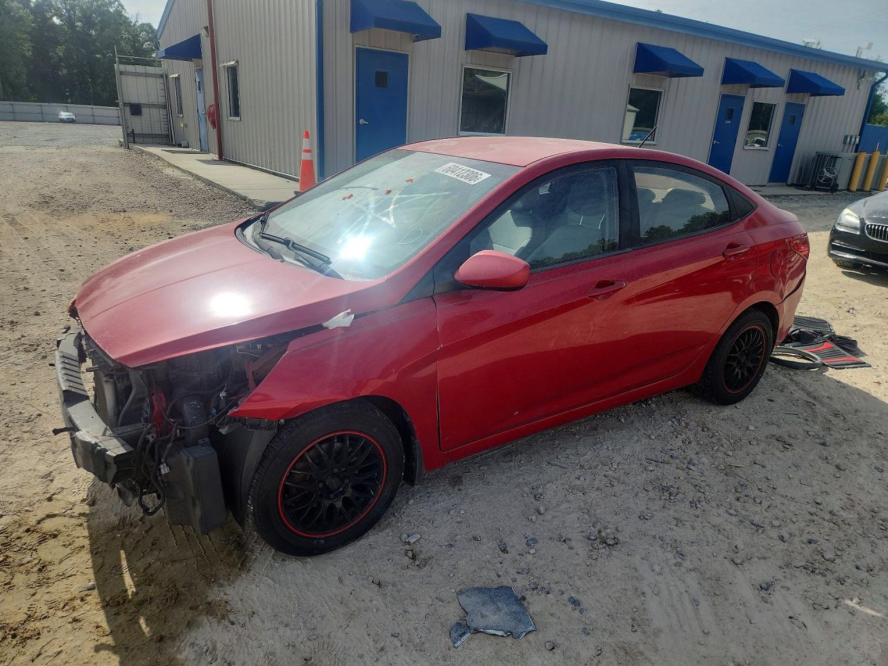 2012 Hyundai Accent GLS, VIN KMHCT4AE4CU186818 — Rear end