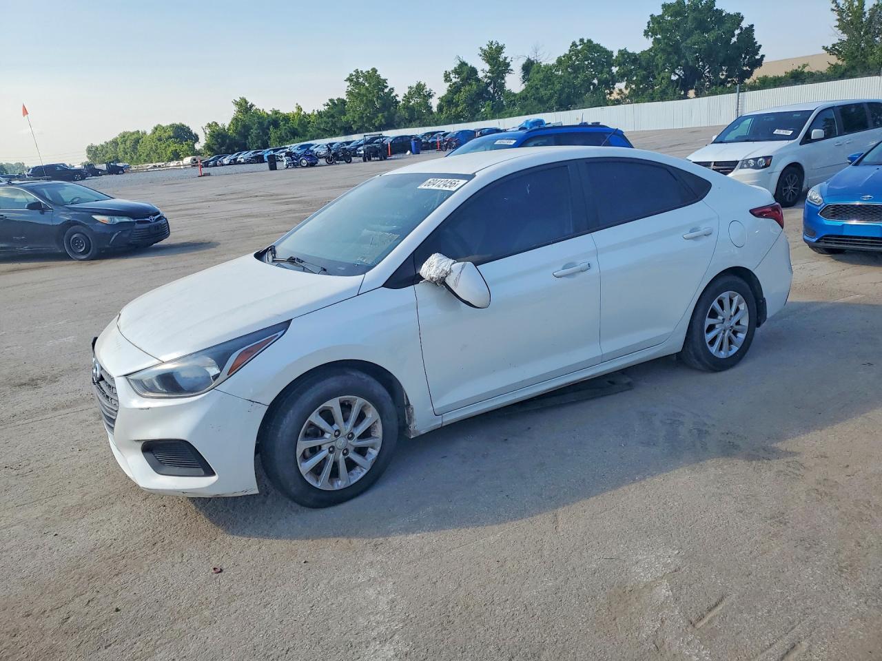 2018 Hyundai Accent SE, VIN 3KPC24A36JE030927 — Front end