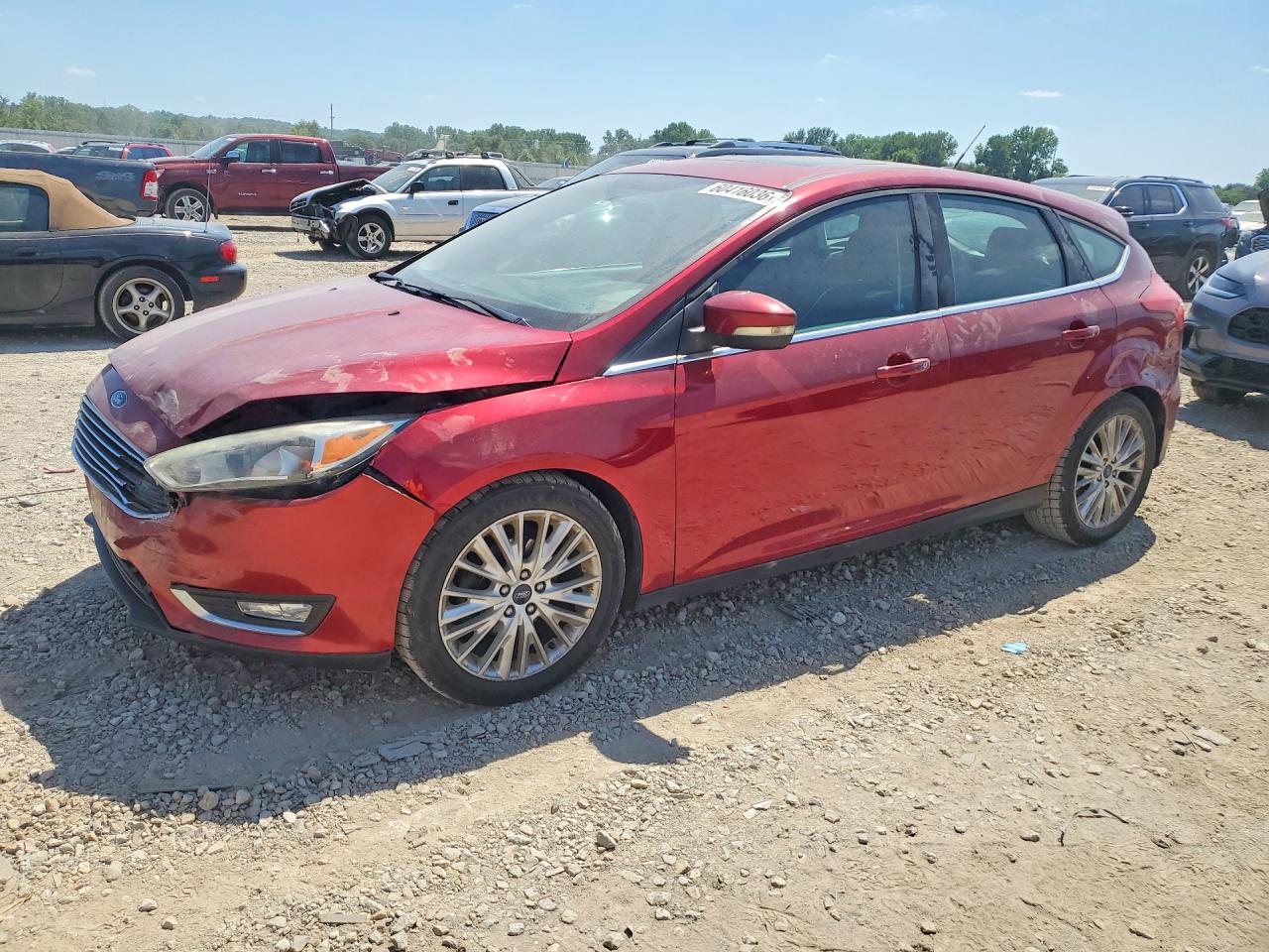 2017 Ford Focus Titanium, VIN 1FADP3N20HL318953 — Перед
