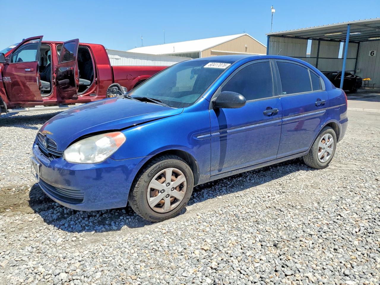 2010 Hyundai Accent GLS, VIN KMHCN4AC8AU477487 — Front end