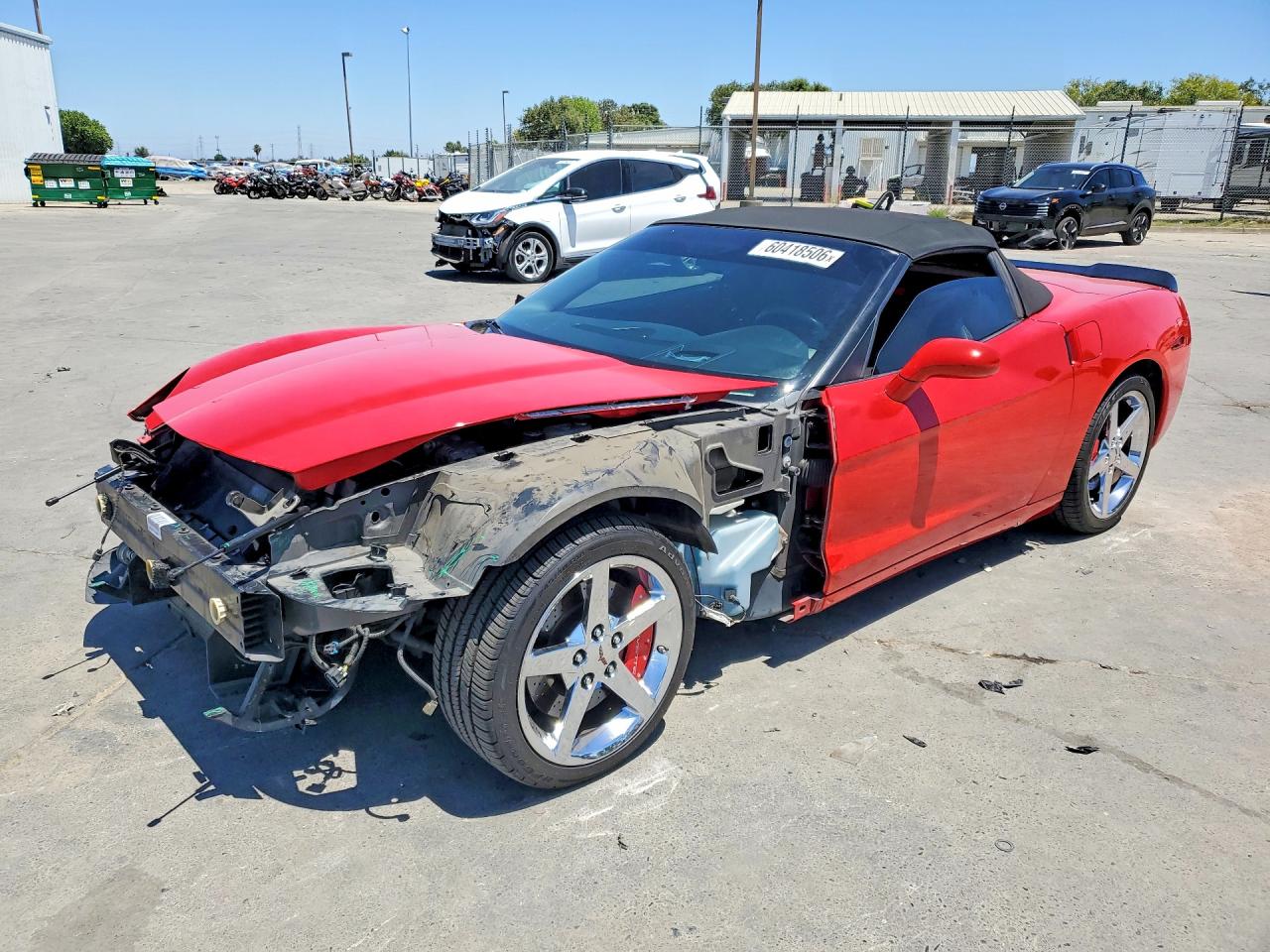 2005 Chevrolet Corvette, VIN 1G1YY34U555122544 — Front end