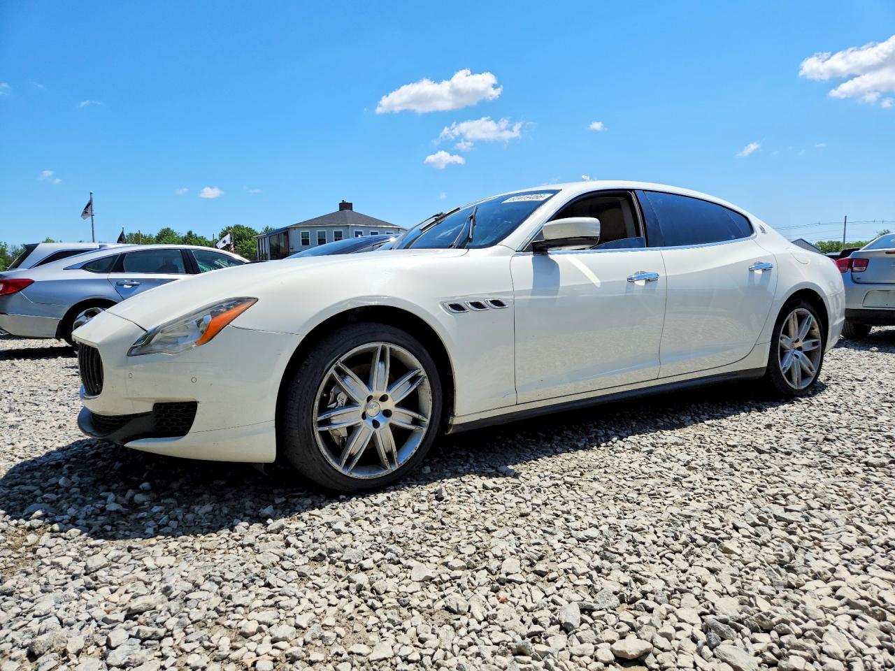 2014 Maserati Quattroporte S Q4, VIN ZAM56RRA8E1076454 — Front end