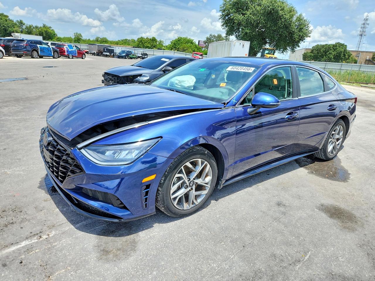 2022 Hyundai Sonata SEL, VIN 5NPEL4JA9NH142028 — Front end