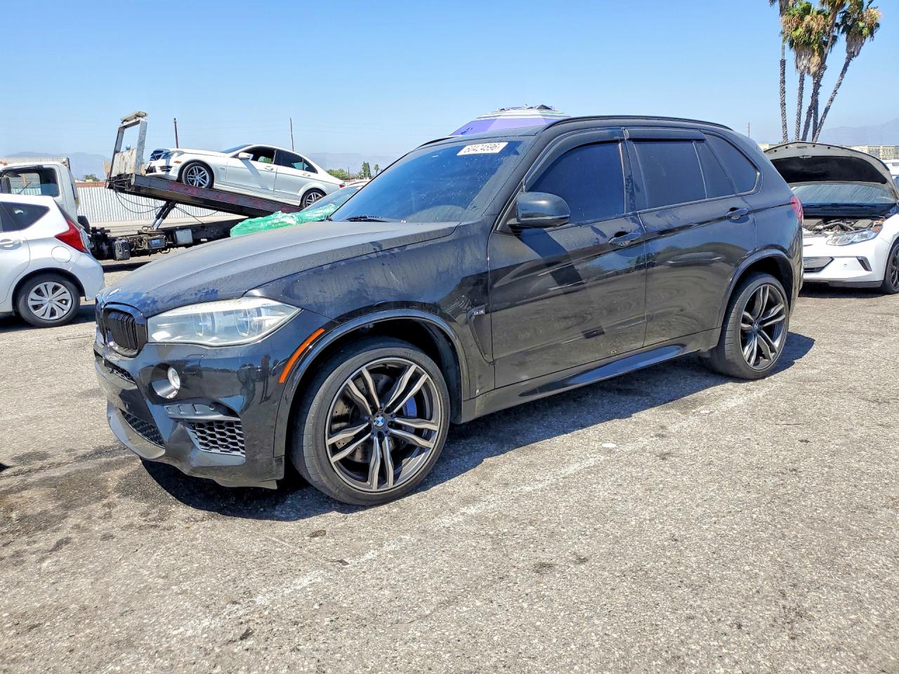 2016 BMW X5 M, VIN 5YMKT6C51G0R79393 — Rear end