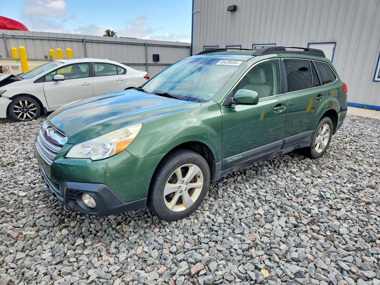 2014 Subaru Outback Premium, VIN 4S4BRCCC1E3246675 — Hail