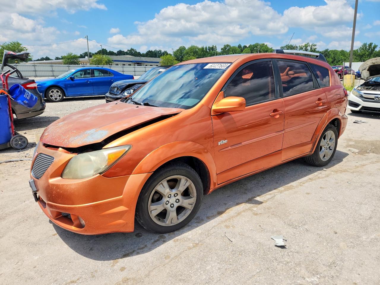 2005 Pontiac Vibe, VIN 5Y2SL63825Z475916 — Front end