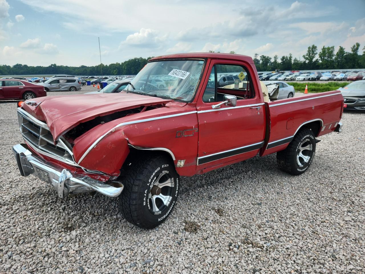 1988 Dodge 1/2 Ton Trucks, VIN 1B7HW14Y2JS789961 — Front end